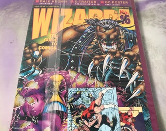 Vintage Rare Mint WIZARD Magazine December 1992 #16 - Awesome Piece of Nostalgia Sealed