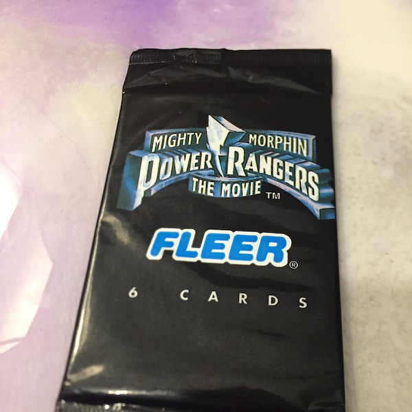 Power Rangers Cards 1995 Etsy