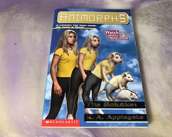 Vintage Animorphs : The Solution - Paperback By Applegate, K.A. - 90's Kids Novel