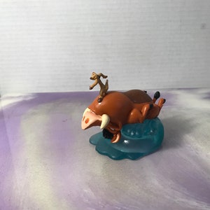 Vintage Applause Lion King Figure Timon and Pumba! Disney Lion King Cake Topper PVC Figure!