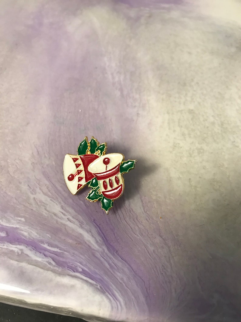 Vintage BELLS Christmas Themed Lapel Pin - Rare Vintage Collectors ...