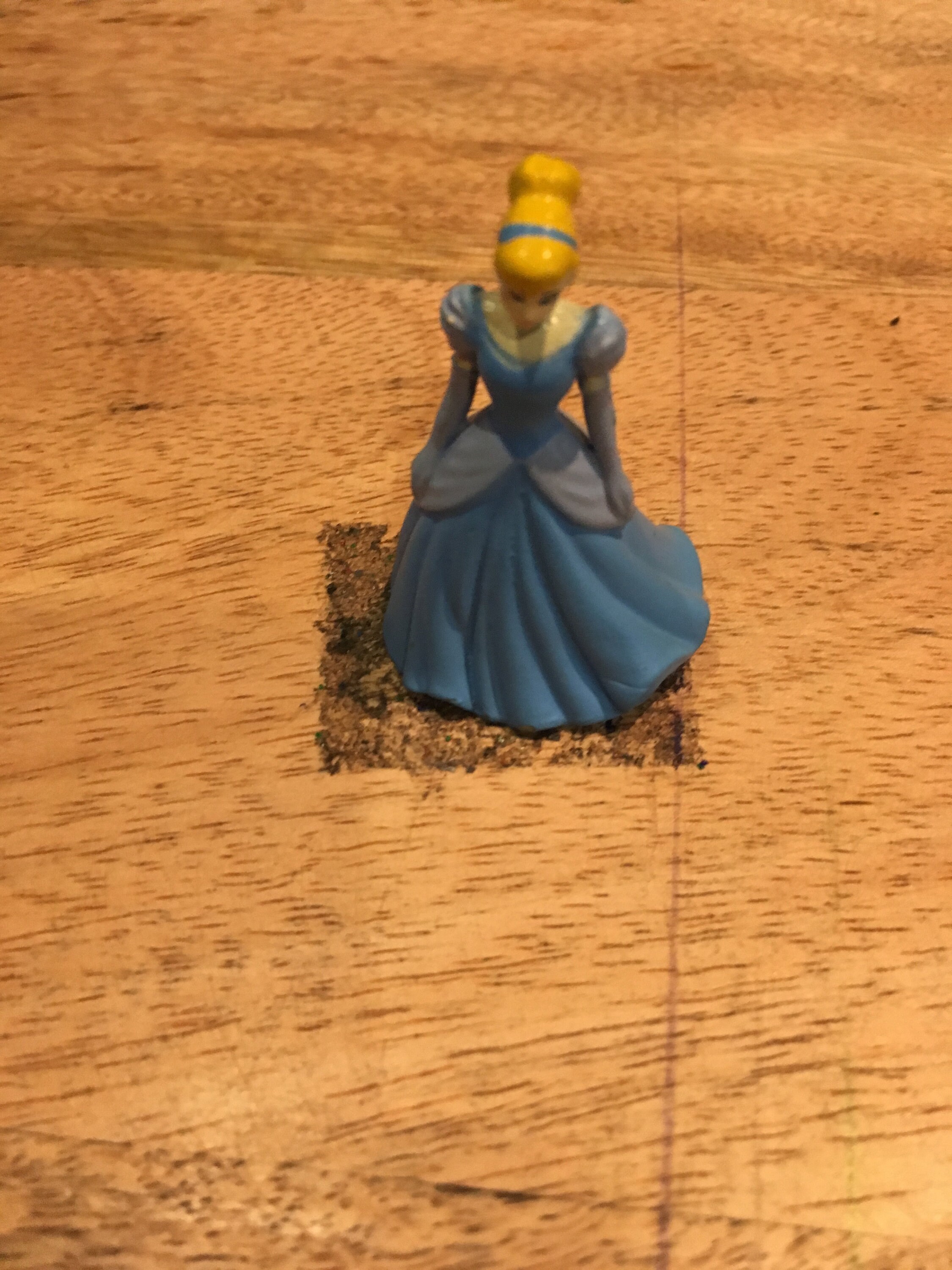 ヴィンテージ ディズニー 2インチ シンデレラ ブルードレス フィギュア