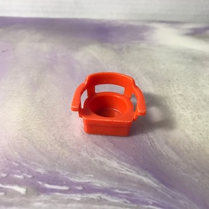 Vintage 1960&#39;s 70&#39;s Used Fisher Price Little People Red Chair - Vintage Little People Family Accessory