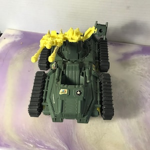 Vintage GI Joe 1993 Street Fighter 2 Guile Sonic Boom Tank Incomplete !- Vintage Hasbro ARAH 1993 - Rare Vintage GI Joe Vehicle