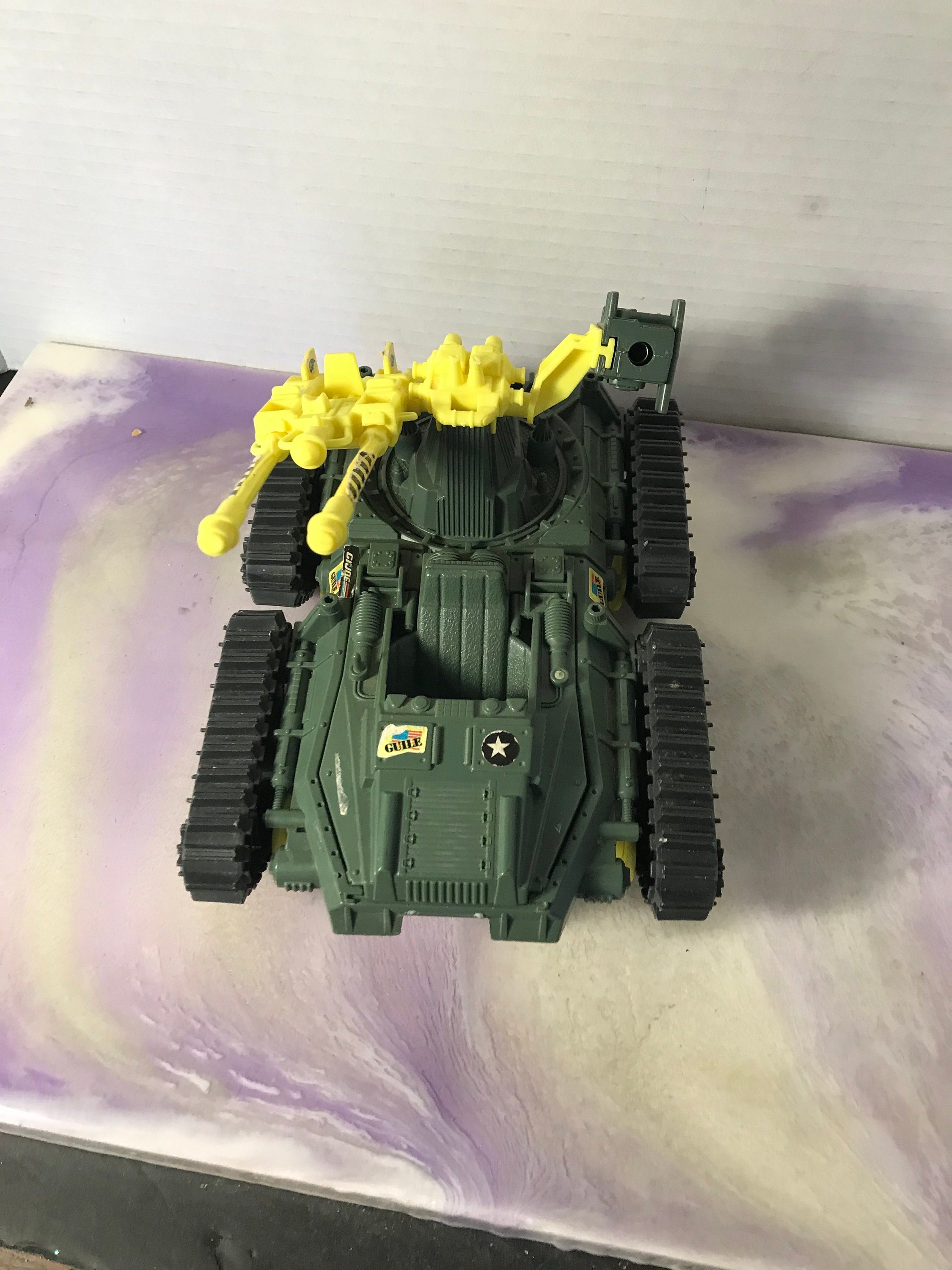 Vintage GI Joe 1993 Street Fighter 2 Guile Sonic Boom Tank