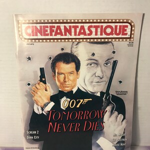 Vintage Rare Cinefantastique Magazine #9 January 1998- Awesome Piece of Nostalgia - Retro Magazine - James Bond Issue