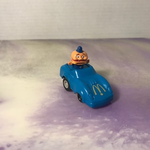 Vintage 80&#39;s McDonald&#39;s Office Big Mac Pull Back Action Toy Car Rare Fun Collectible Toy, Nostalgia