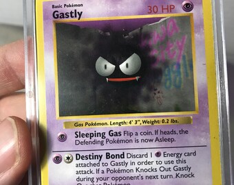 ポケモンカードゲーム Gastly&Haunter 1st edition shadow less 1999 Pokemon GASTLY Base Set 1ST EDITION Shadowless Non Holo