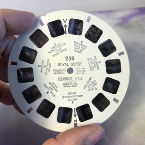 Vintage 70s View Master 3D Toy in Red White Blue Viewmaster