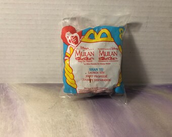 Vintage Brand New Disney Mulan SHAN YU Projectile Happy Meal Toy Rare Vintage Toy! Fun Vintage Toy!