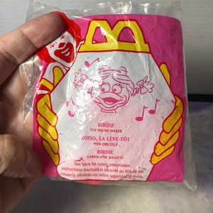 Vintage Brand New Birdie the Early Bird Mcdonald Toy Sound Maker - Mckids Kids Meal Toy - Awesome 90&#39;s Nostalgia