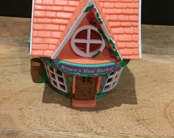 Vintage Rare! Teeny Weeny Families Vivid Imaginations Browns Mini Market Playset 1995 - (No Figures)