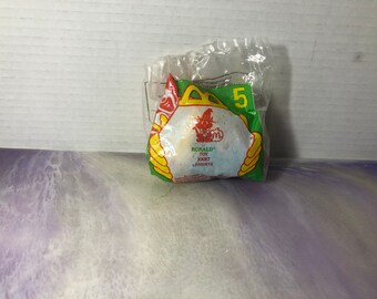 Vintage Brand New Halloween Themed Ronald Mcdonald's Happy Meal Toy Cake Topper Figure - Halloween Mask RONALD - Vintage
