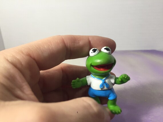 ヴィンテージ 1986 マペットベイビーズ カーミット ザ フロッグ PVC
