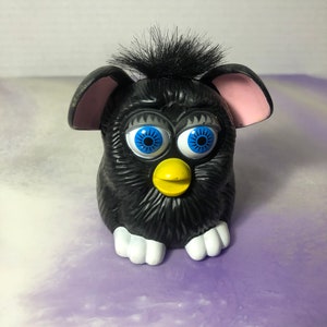 Vintage 90&#39;s Mcdonalds Black Furby Toy - Rare Vintage Mcdonalds Furby Happy Meal Toy