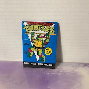 Vintage - BRANDNEU - 1990 TMNT Serie 2 - Teenage Mutant Ninja Turtles Sammelkarten / Aufkleber - 80er / 90er Jahre Nostalgie!