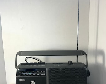 Vintage GE 35264A Radio Ghetto Blaster Am / Fm stereo Boombox 1990s - Cool Retro Item
