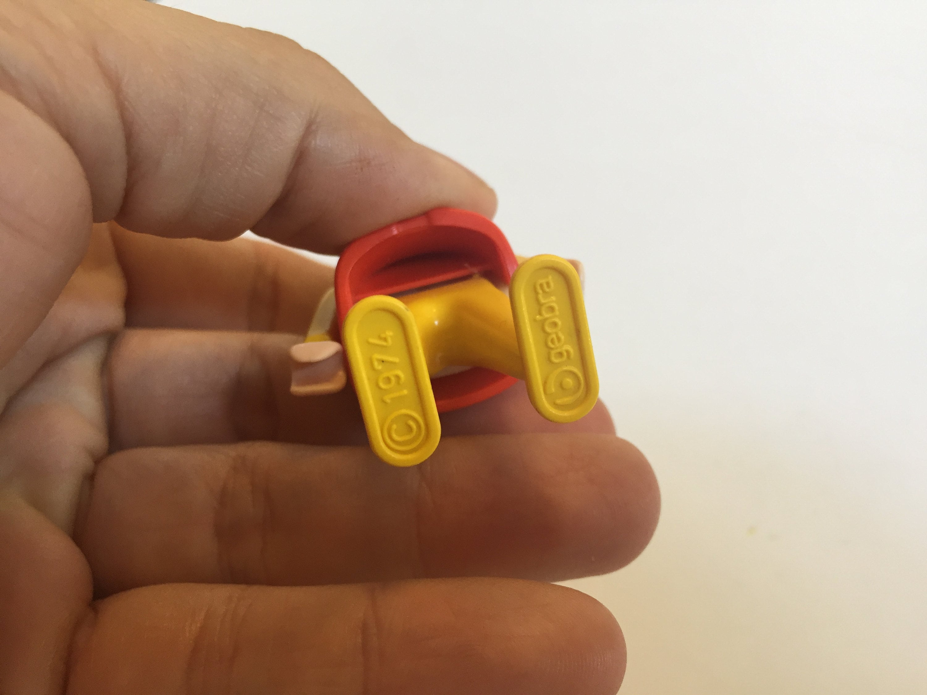 Rare playmobil rouge pastel vintage 1974