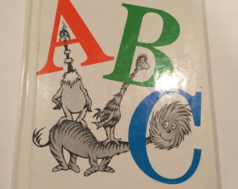 Vintage Dr. Seuss - ABC-beginnersboek Dr. Seuss hardcover boek