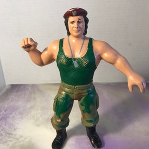 Vintage Corporal Kirchner WWF LJN Titan Sports 1980&#39;s Rubber Wrestler Action Figure! Wrestling Superstars