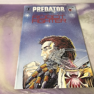 Vintage Valiant Comics - Predator vs Magnus Robot Fighter #2 Rare Vintage Predator Nostalgia Comic Book