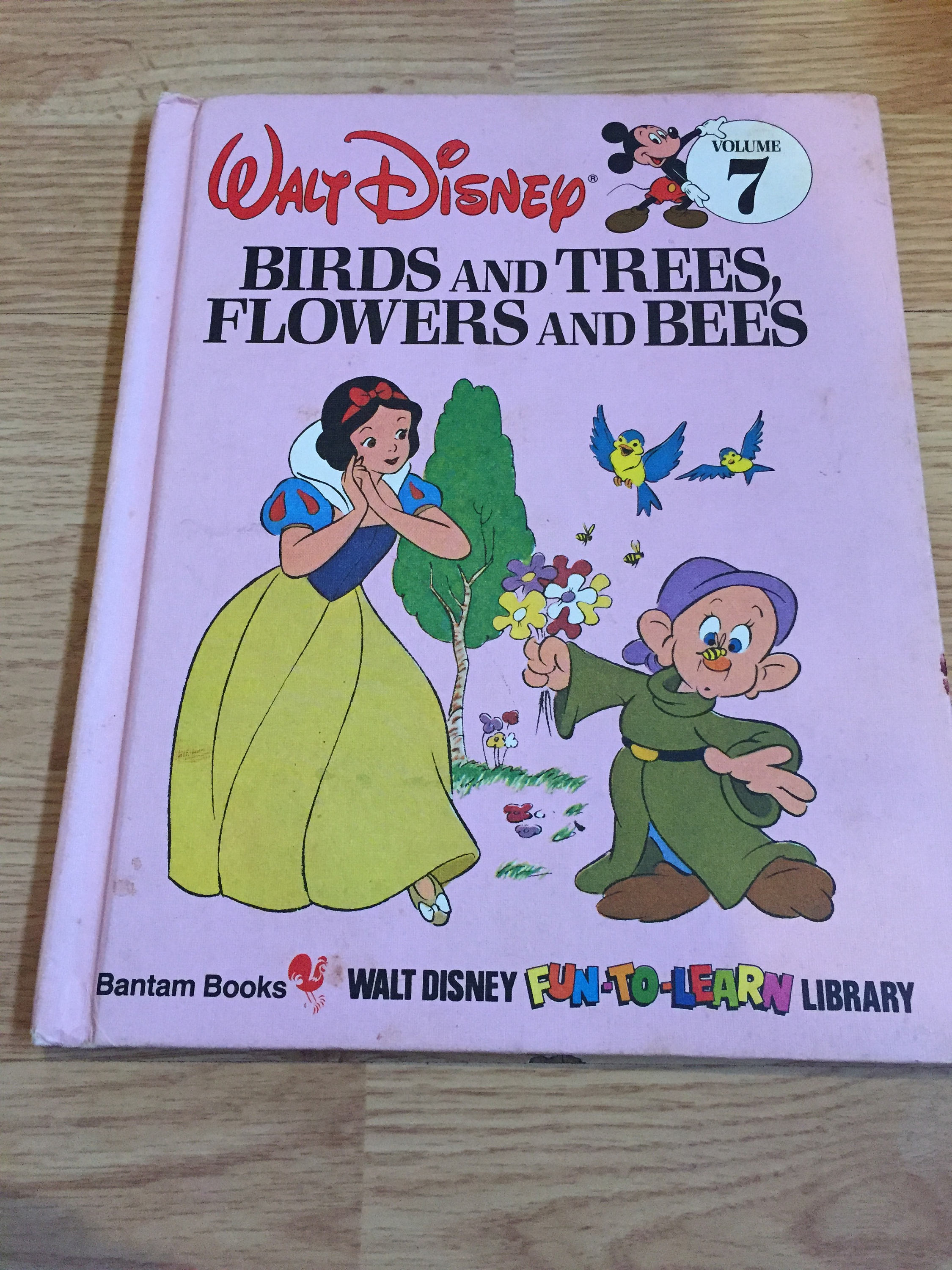 Walt Disney Bantam Book Birds and Trees Flowers and Bees Etsy