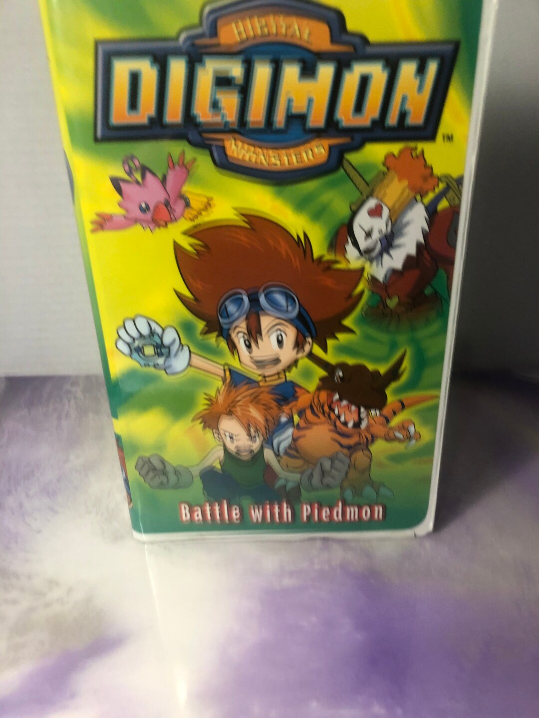 Vintage Digimon Battle With Piedmon VHS Cassette Tape - Etsy