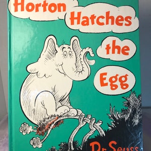 Vintage Dr. Seuss - Horton hat das Ei - Buch Dr. Seuss Hardcover Buch - Süßer Artikel