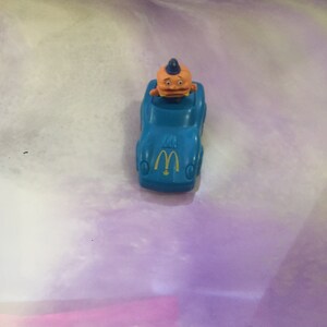 Vintage 80&#39;s McDonald&#39;s Office Big Mac Pull Back Action Toy Car Rare Fun Collectible Toy, Nostalgia