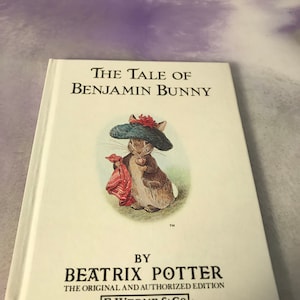 Vintage The Tale of Benjamin Bunny - By Beatrix Potter - Children&#39;s Story Hardcover Book - Vintage Peter Rabbit Nostalgia