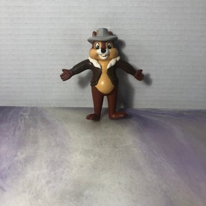 Vintage Disneyland Chip and Dale Rescue Rangers - Chip - Bendable Figure - Rare Vintage Walt Disney Nostalgia Bendy Figure
