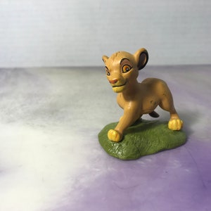 Vintage Lion King Figure Simba! Disney Lion King Cake Topper PVC Figure!