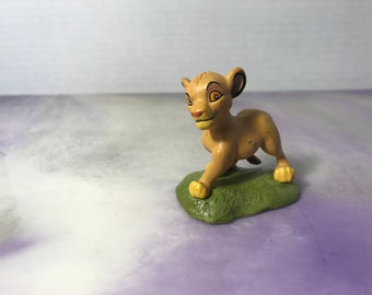 Vintage Lion King Figure Simba! Disney Lion King Cake Topper PVC Figure!