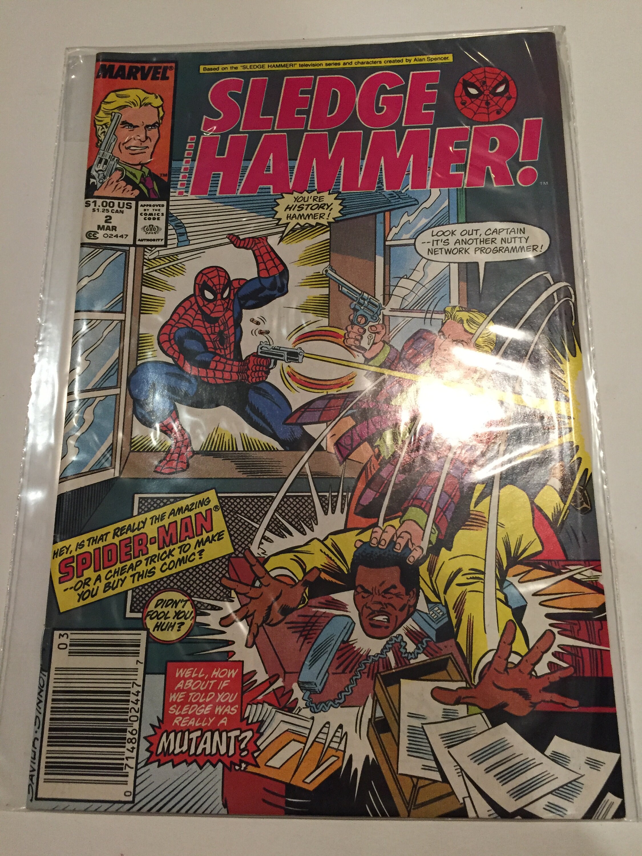 Vintage Marvel Comics SLEDGEHAMMER Comic Book 2 Rare Etsy