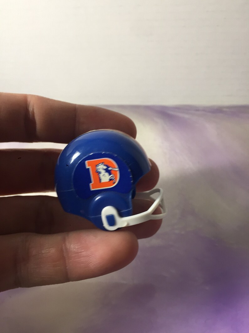 Vintage NFL Mini Helmet Vending Machine Toy Helmet Denver Etsy