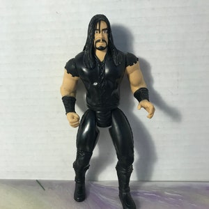 Vintage 90&#39;s WWE Loose 1999 The Undertaker Action Wrestling Figure Jakks Titan Tron Live