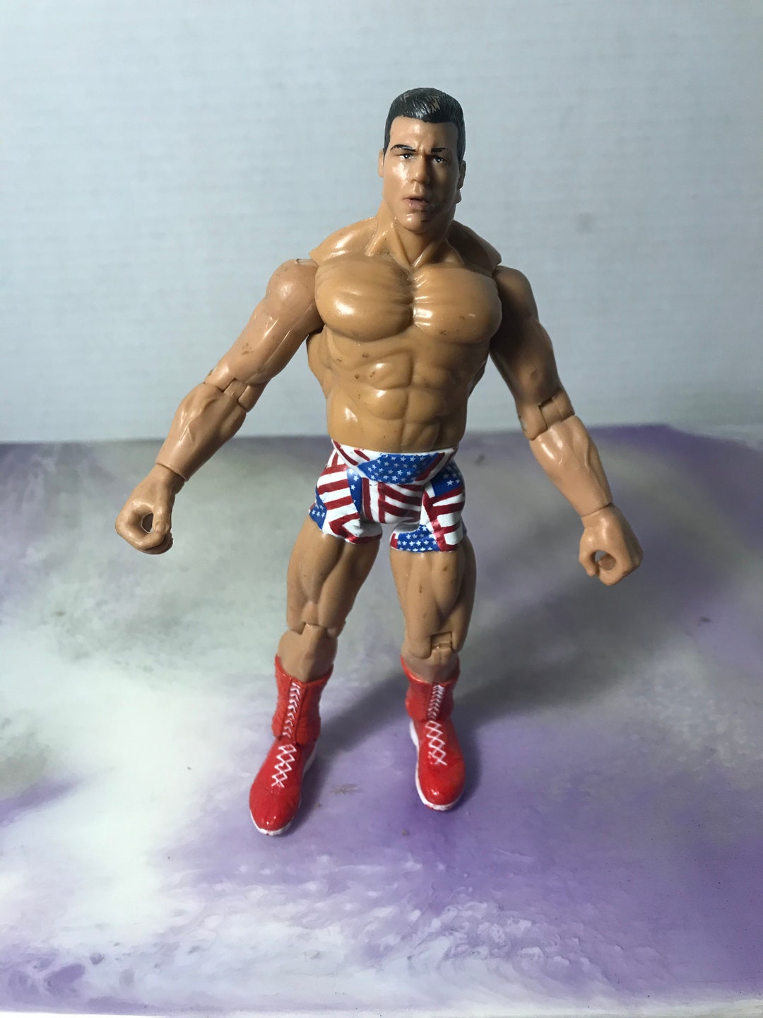 Vintage 90's WWE Loose 1999 Y2J Kurt Angle Action Wrestling