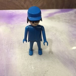 Vintage Playmobil Figure- Rare Vintage Playmobil Civil War / Union Army Playset - Soldier Blue Outfit Rare Vintage Playmobil Lot 3