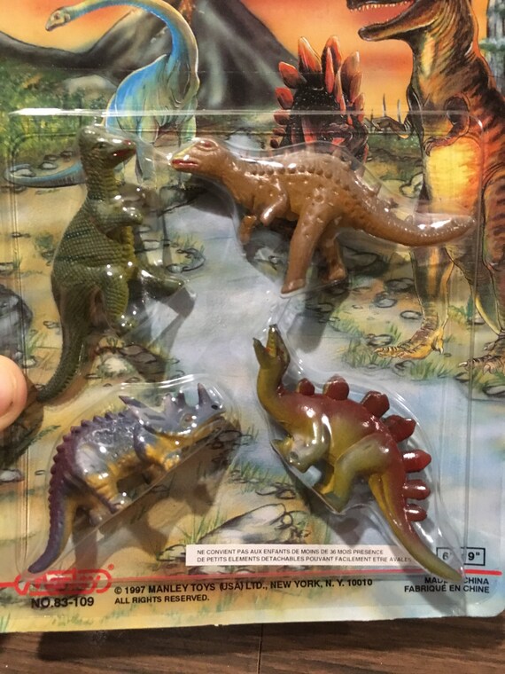 Vintage 1997 Manley Toys Prehistoric Dinosaurs PVC Dinosaur Figure