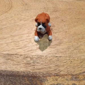Decorazione per torta vintage in PVC con figura in miniatura &quot;Cucciolo nella mia tasca&quot; del 1995! Usata e giocata con la figura, lotto 2.