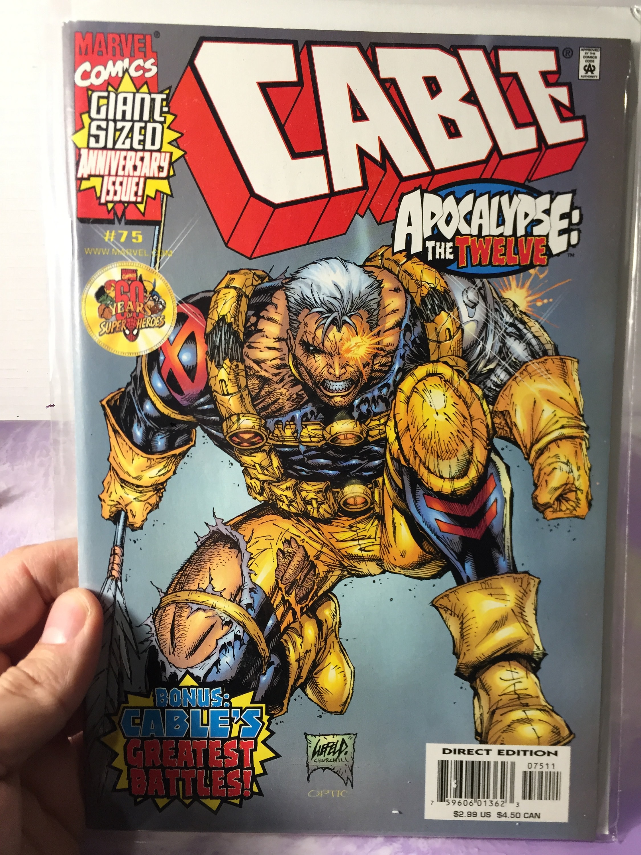 Vintage Marvel Comics Cable #75 (1996) Rare Vintage Comic Book - Etsy