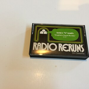 Radio Reruns Vintage Radio Reruns Cassette Tape # 28 - Amos and Andy (kingfish's ...