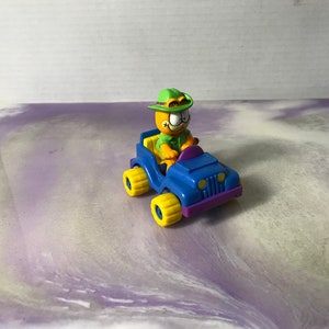 Vintage 1980&#39;s Garfield 4x4 PVC Figure! Nostalgia MCDONALD&#39;S Vintage Happy Meal Toy Rare Nostalgia