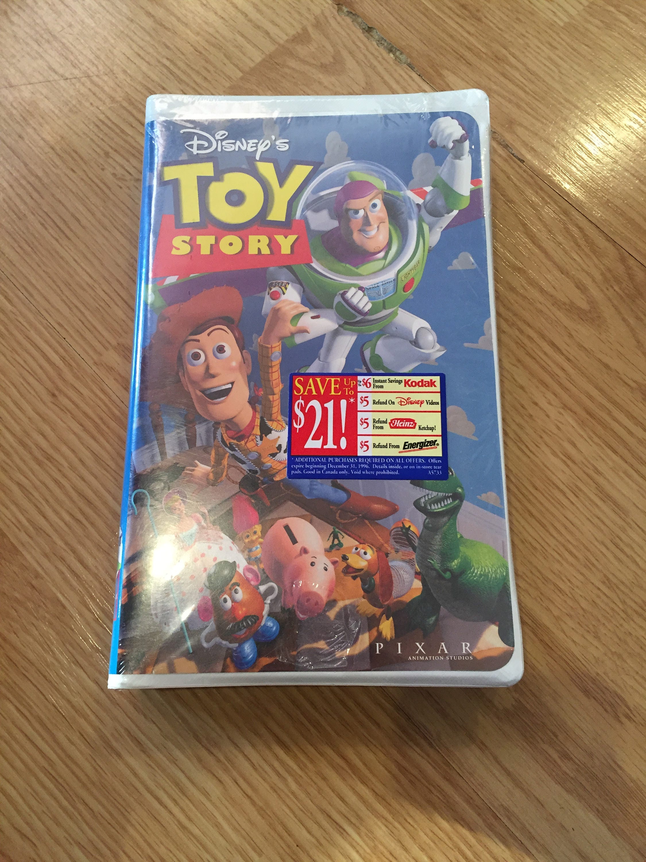 Walt Disney's Pixar Classic VHS TOY STORY Brand New Sealed Etsy
