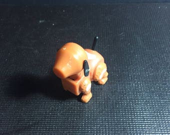 Personaggio di cane Fisher Price Little People usato, anni '60-'70 - Accessorio vintage per animali della famiglia Little People