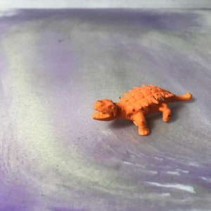 Vintage Made in China - Dinosaur Themed Eraser - ANKYLOSAURUS - Awesome 80&#39;s Dinosaur Styled Eraser