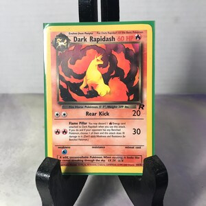 1995 dark rapidash pokemon card value 2000 Team Rocket Fire Rarity 2000 Pokemon Team Rocket 1st