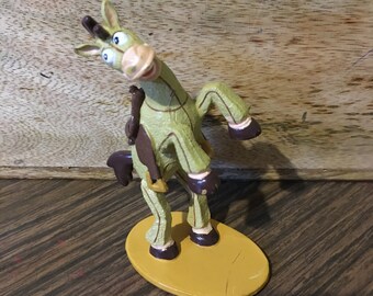 Vintage Disney Pixar Toy Story - PVC Figure - BULLSEYE - Rare Vintage Toy Story Cake Topper Figure 90's Lot 2