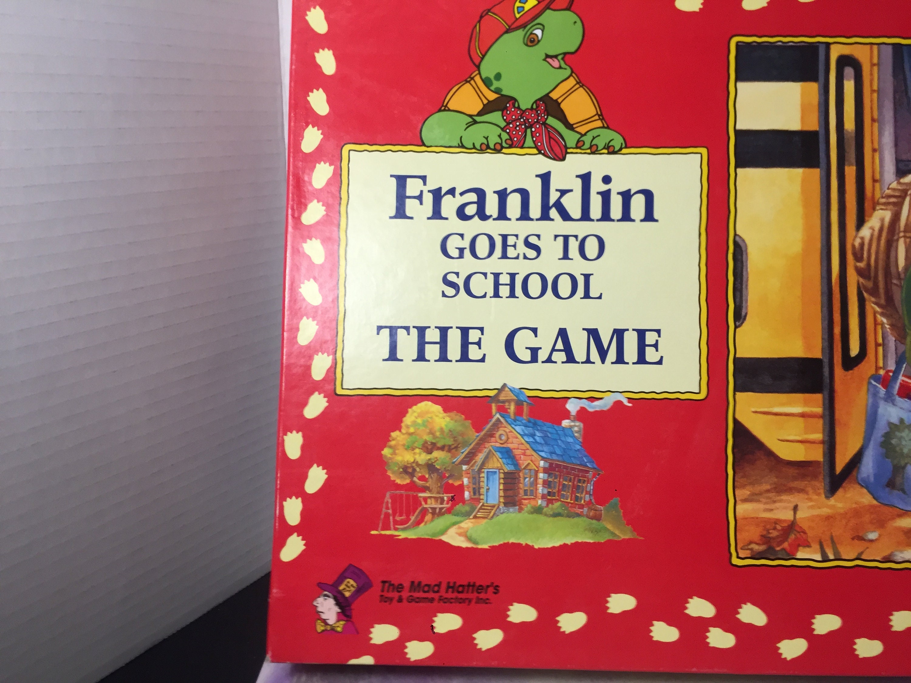 Vintage 1990's Franklin Goes to School Board Game Complete Etsy