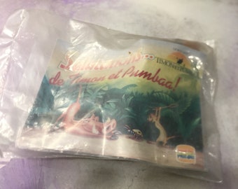 Vintage Lion King Figure Timon! Disney Lion King Burger King Figure! Brand New in Packaging
